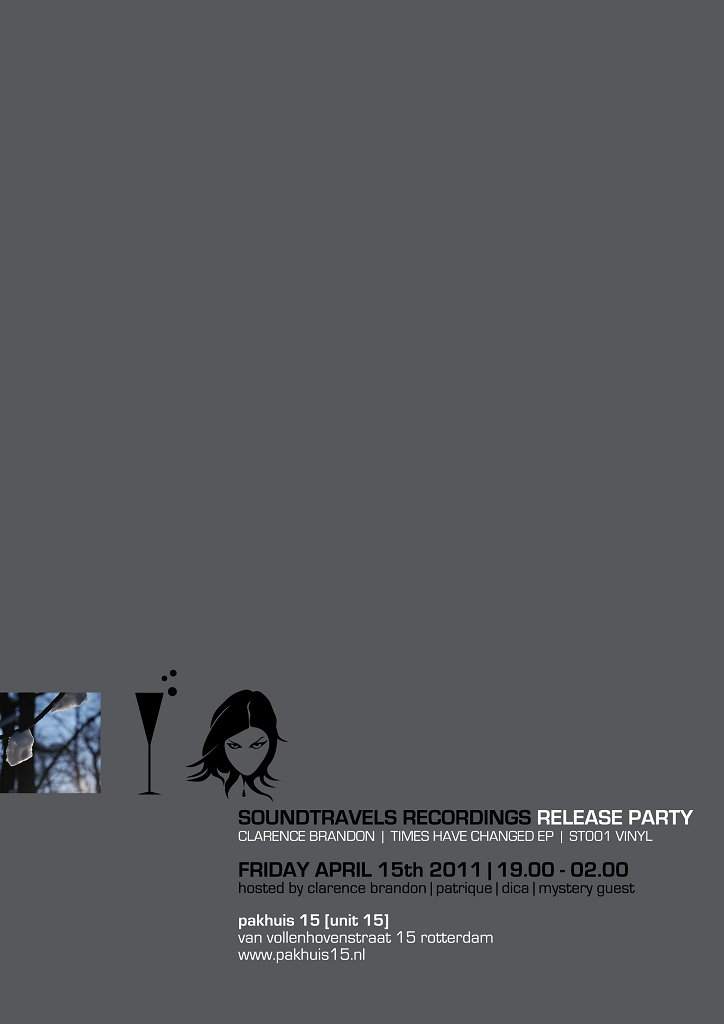 Soundtravels Recordings Release Party - フライヤー表