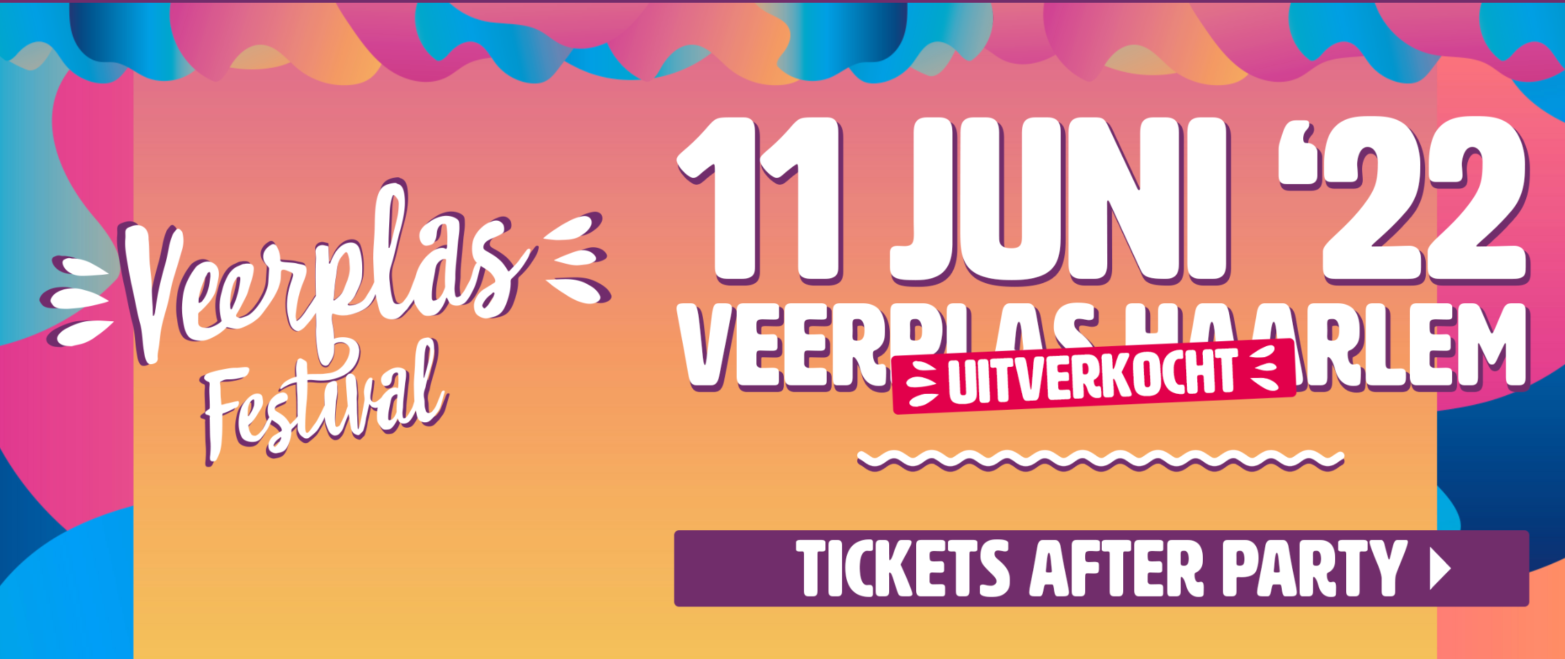 SOLD OUT Veerplas Festival 2022 - フライヤー表