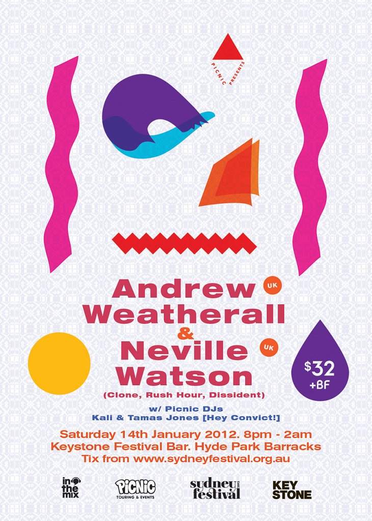 Picnic presents Andrew Weatherall & Neville Watson - Sydney Festival 2012 - Página frontal