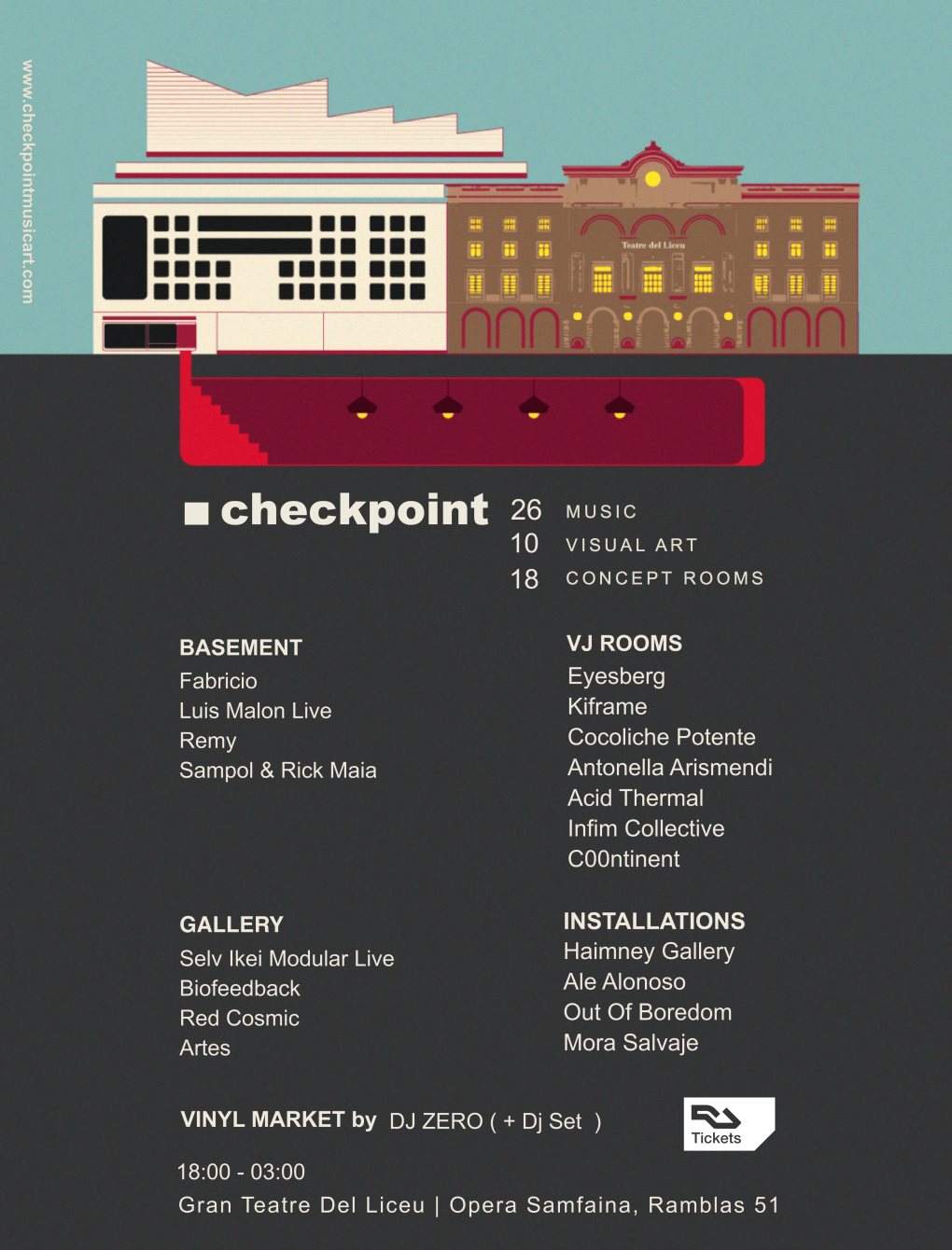 ■ Checkpoint Basement Opening - フライヤー裏