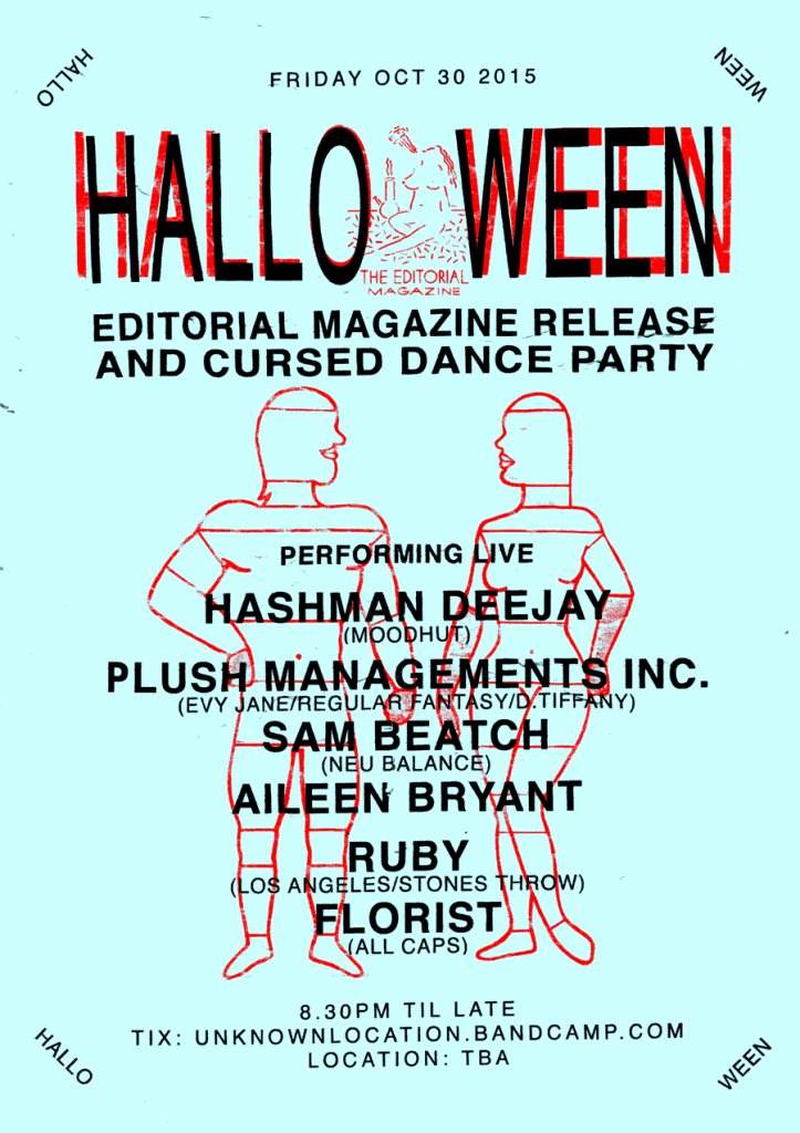 Halloween Editorial Magazine Release & Cursed Dance Party - Página frontal