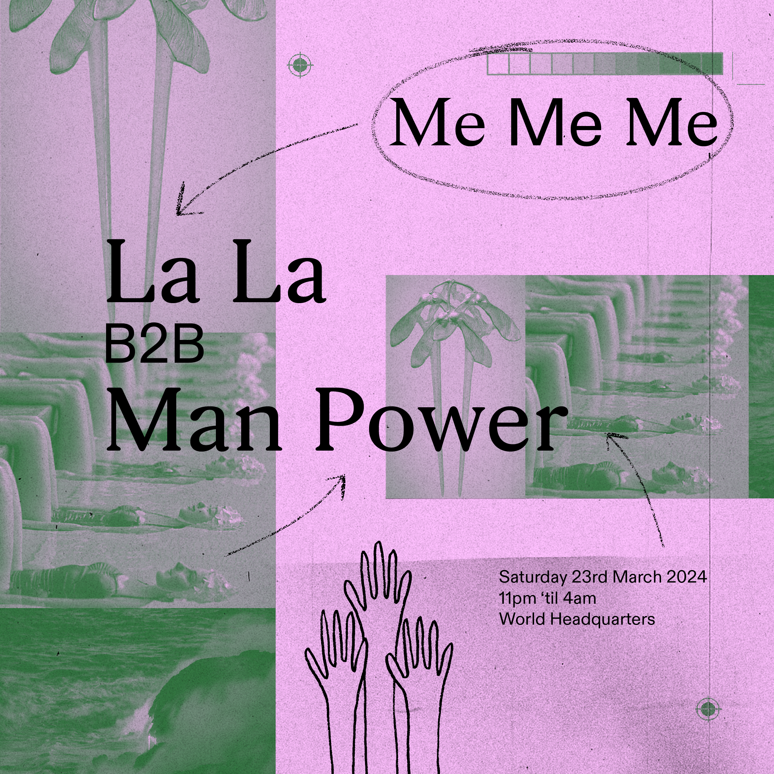 Me Me Me - La La B2B Man Power - Página frontal