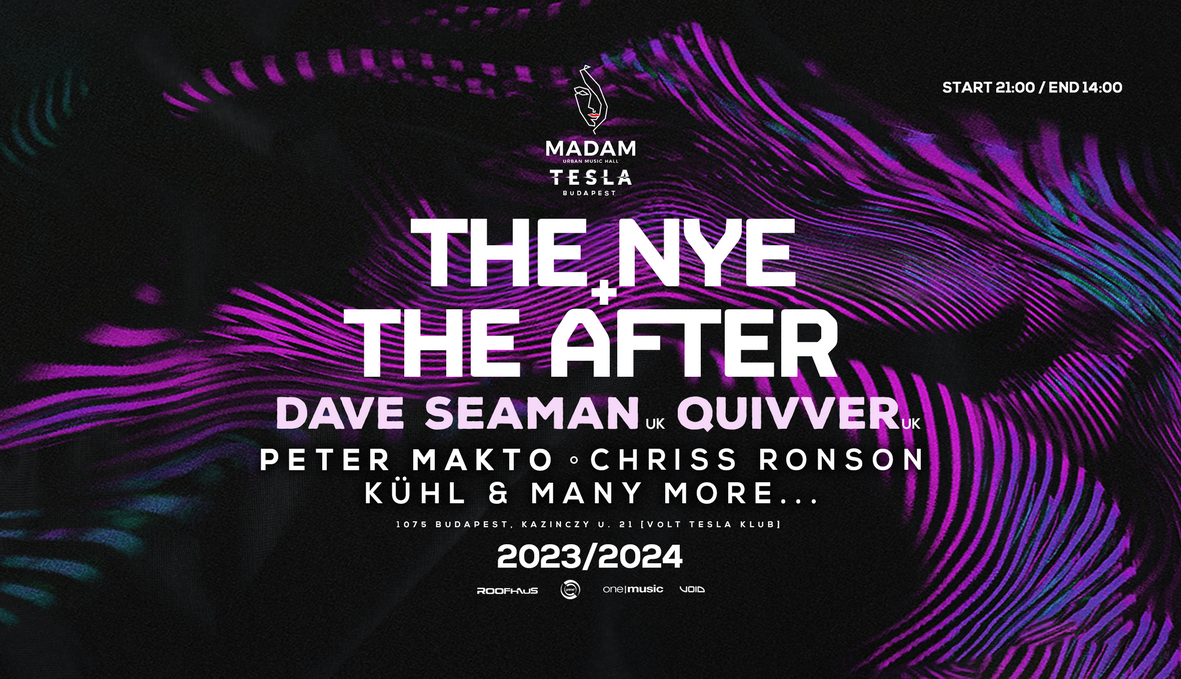 THE NEW YEAR'S EVE + THE AFTER Budapest - フライヤー表