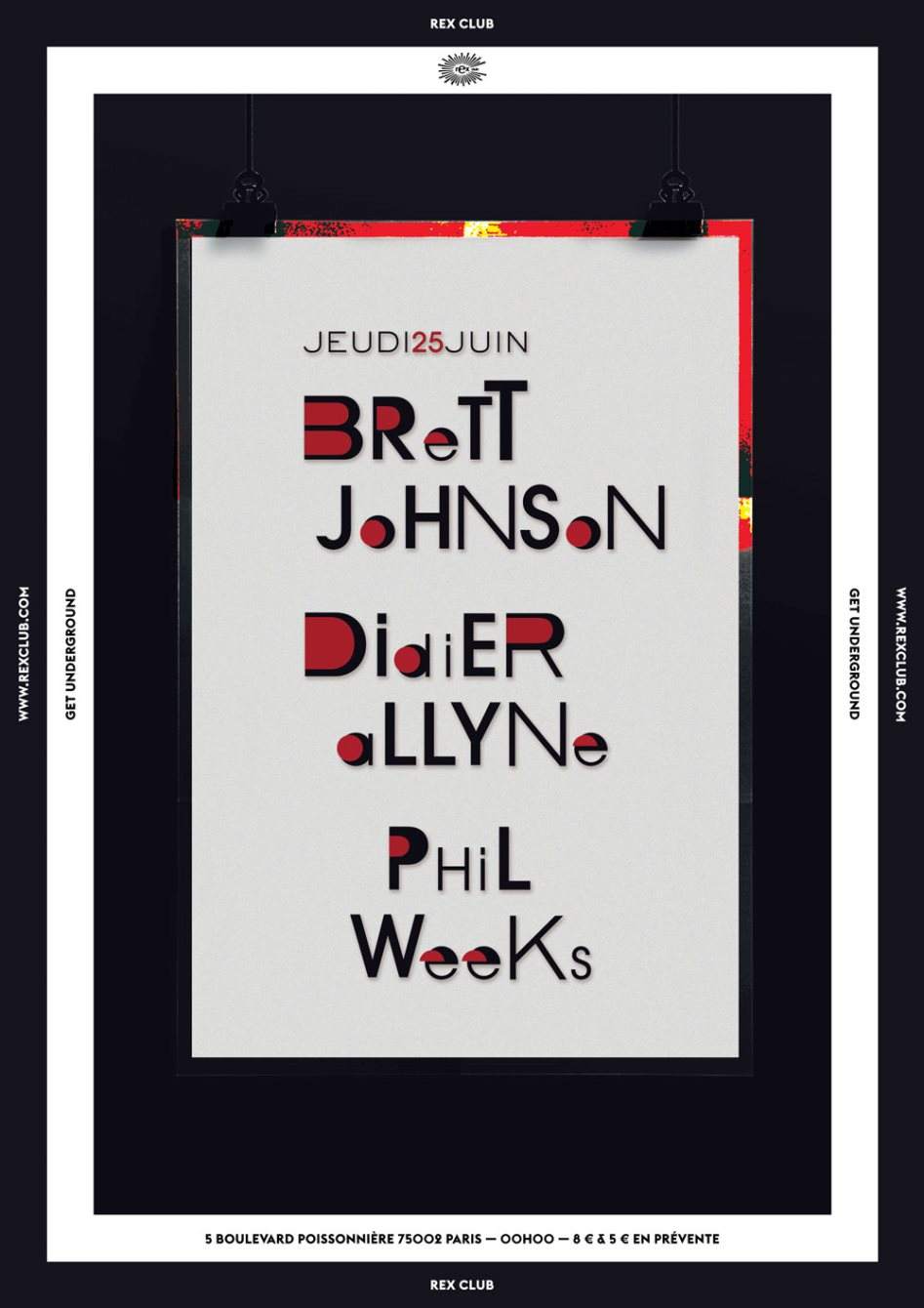 Get Underground: Brett Johnson, Phil Weeks, Didier Allyne - Página frontal