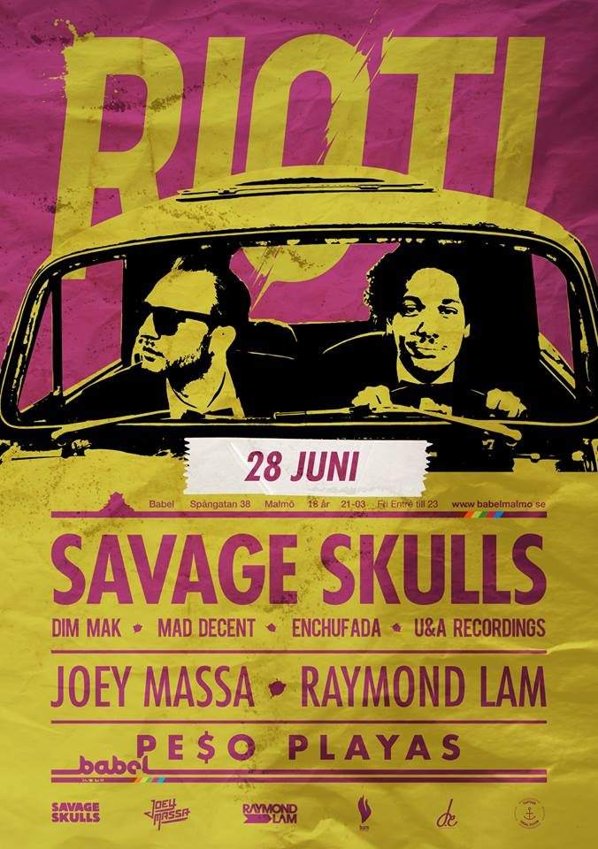 RIOT! – Savage Skulls, Joey Massa & Raymond Lam - Página frontal