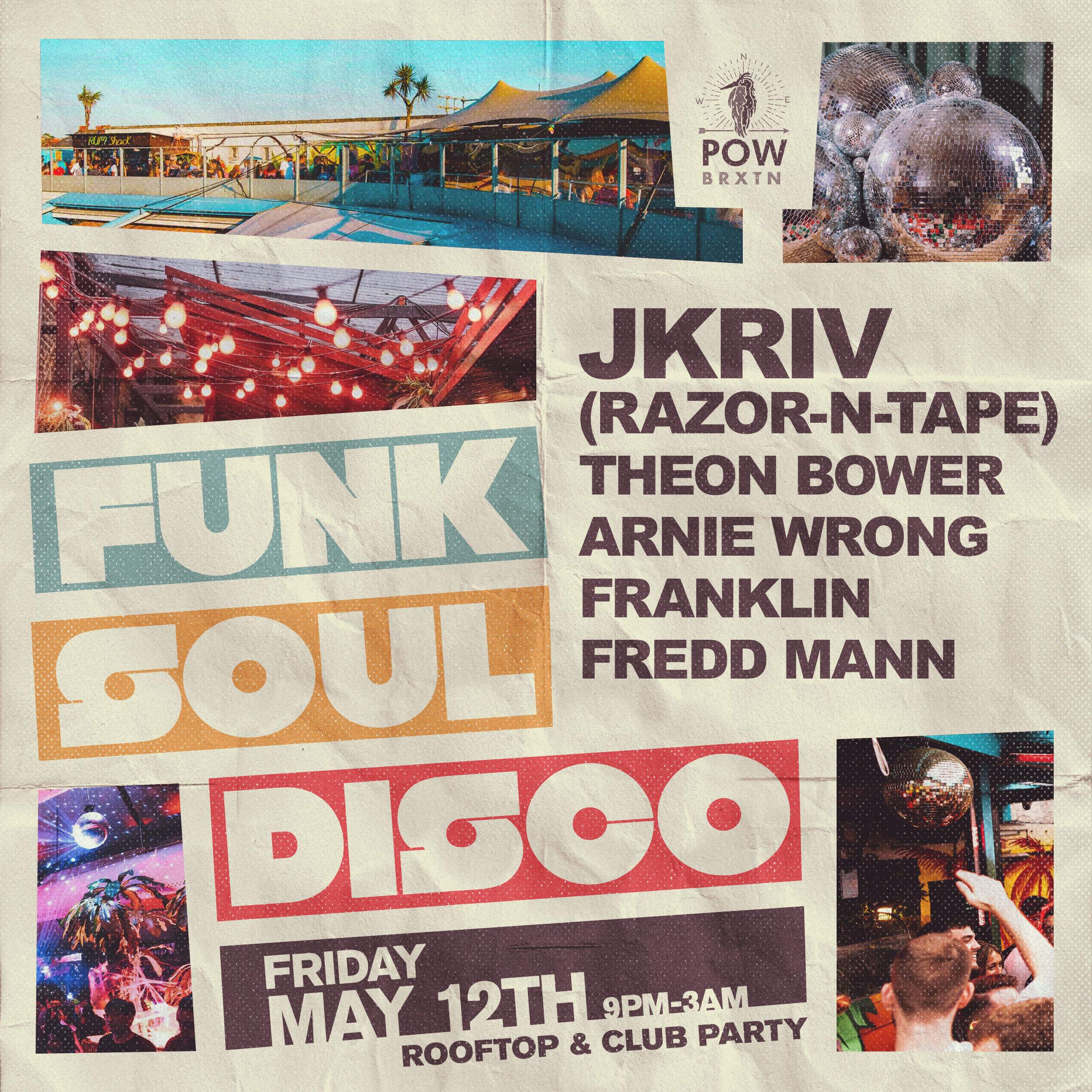 Brixton Funk, Soul & Disco Rooftop & Club Party at The Prince of Wales ...