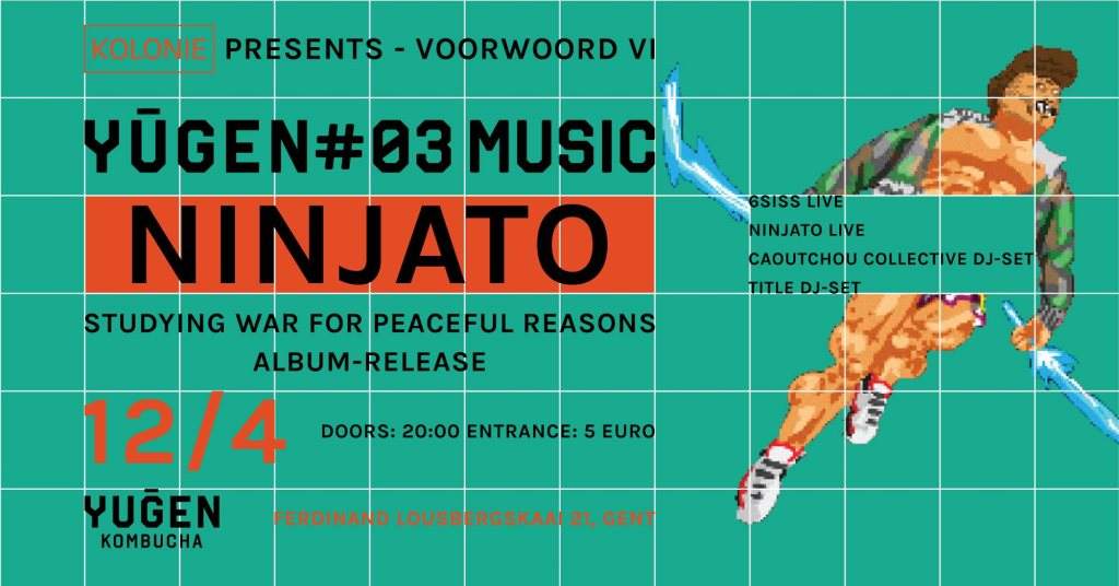 Ninjato - Swfpr Album Release Party - フライヤー表