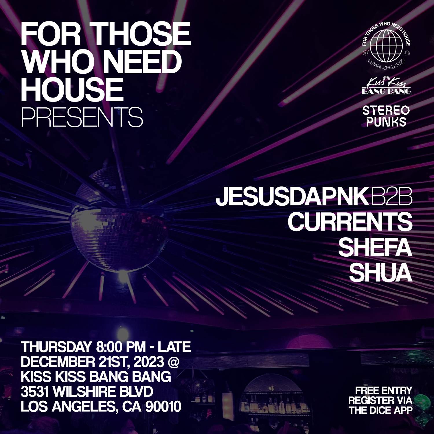 Night Magic: For Those Who Need House Takeover w/ Jesusdpnk b2b Currents, Shefa, Shua - フライヤー表