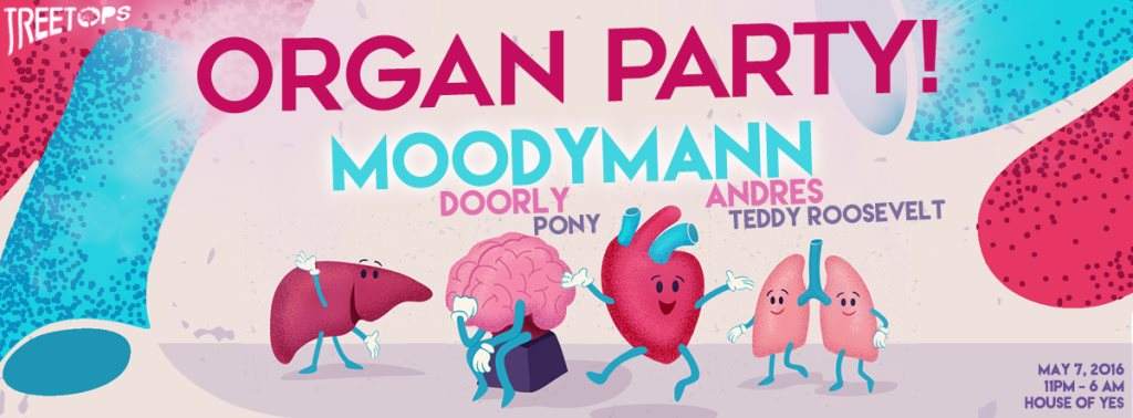 Treetops: Organ Party with Moodymann, Doorly, Andres - Página frontal