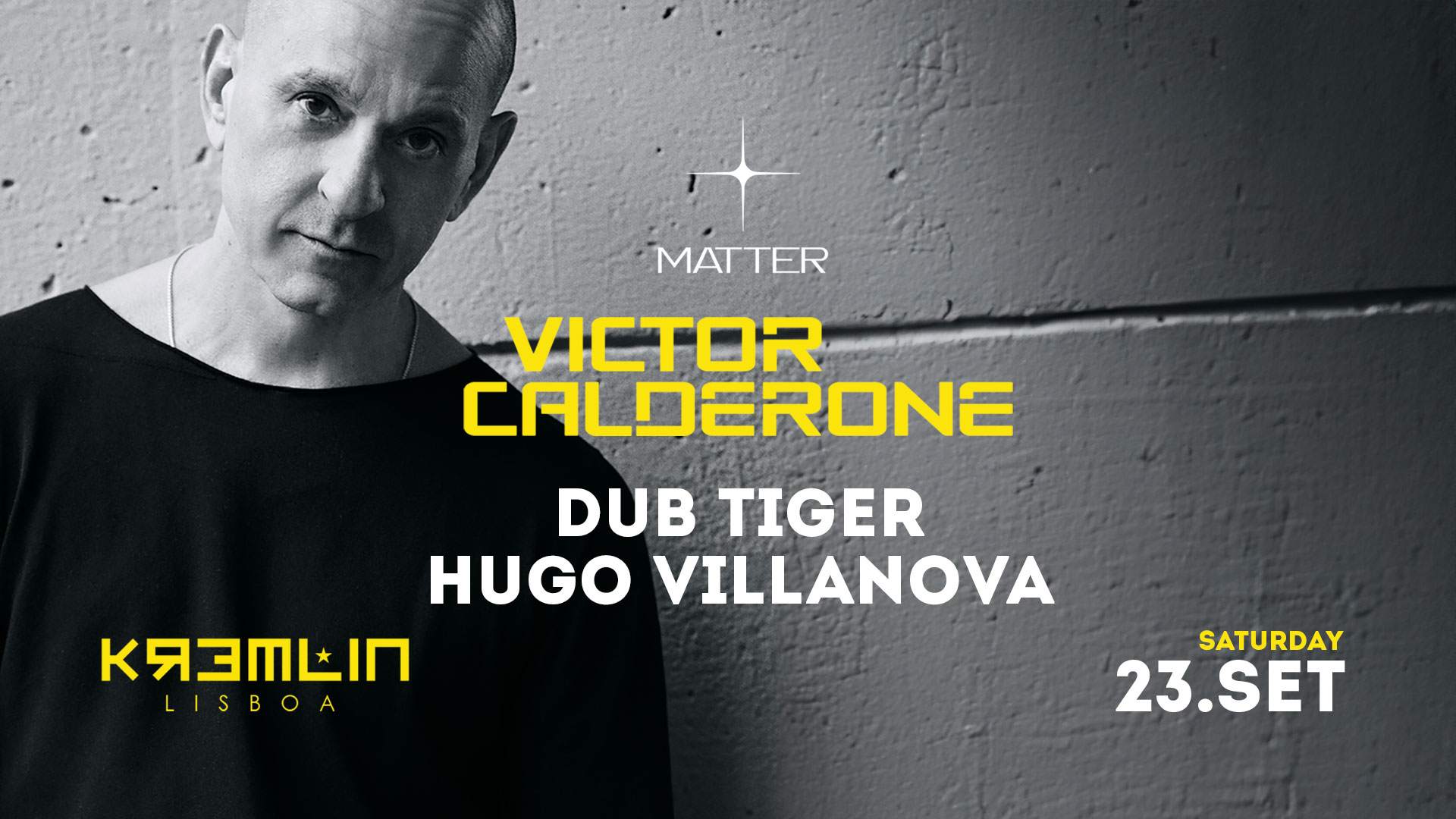 [MATTER+] - Victor Calderone, Dub Tiger, Hugo Villanova - Página frontal