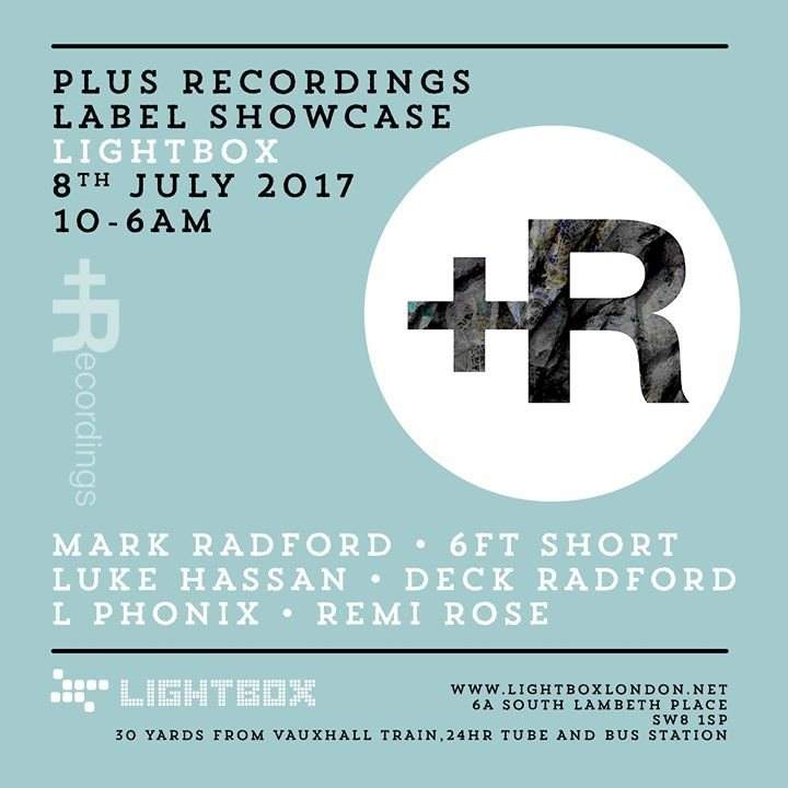 Plus Recordings with Mark Radford + Boat Party - フライヤー表