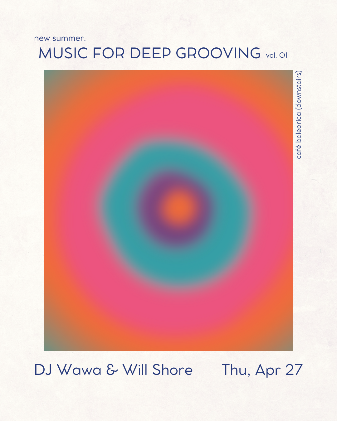Music for Deep Grooving: DJ Wawa & Will Shore - Página frontal