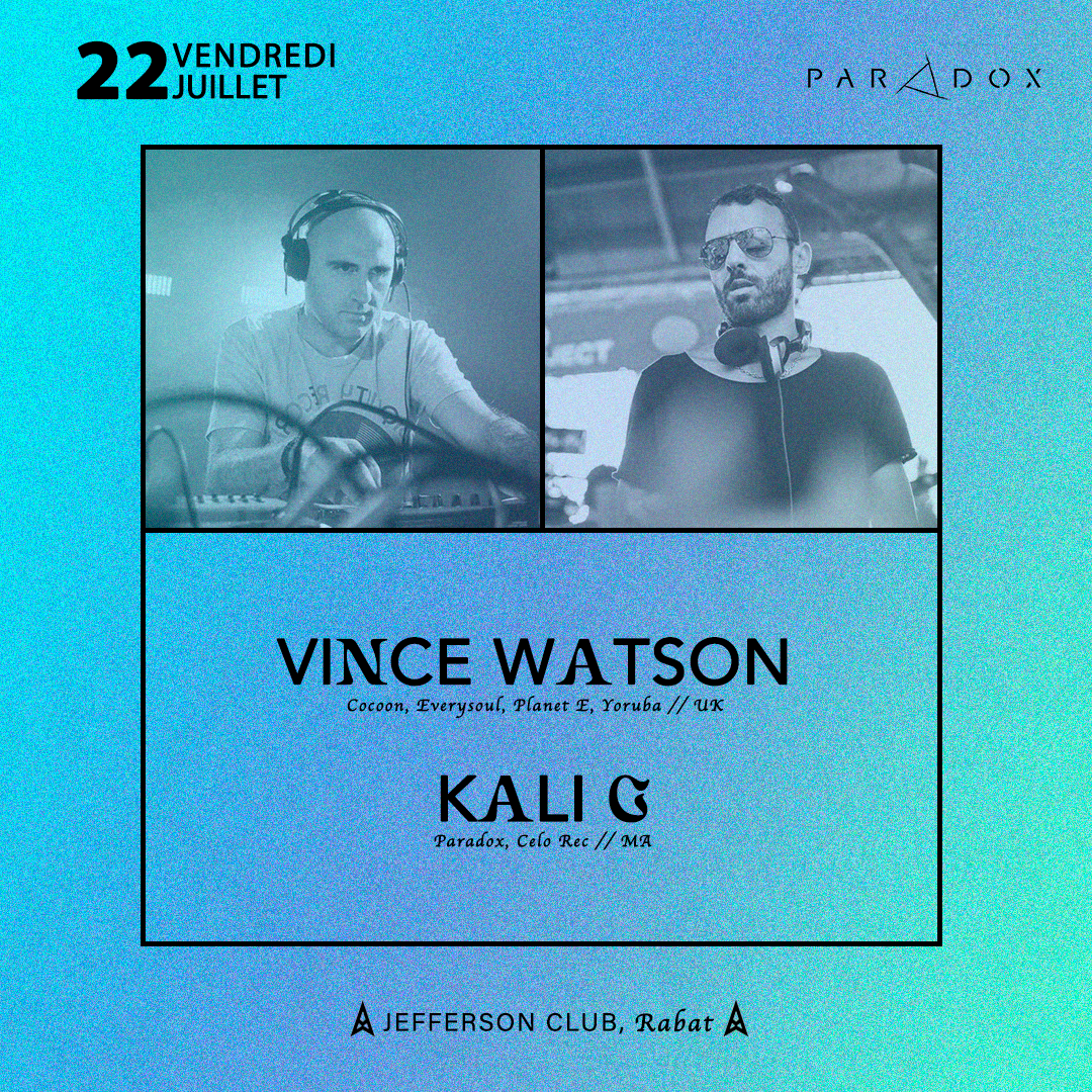 Paradox with Vince Watson & Kali G - Página trasera