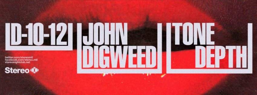 John Digweed - Tone Depth - Página frontal