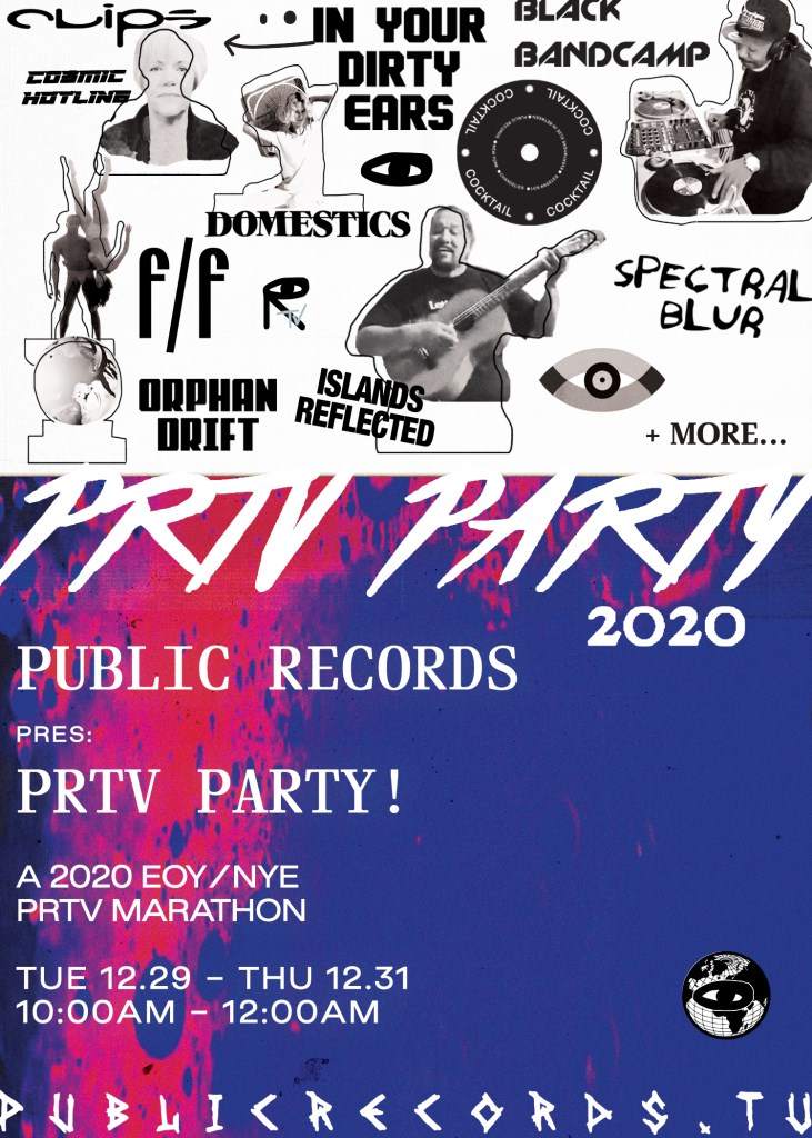 Prtv Party - 2020 Marathon NYE - フライヤー表