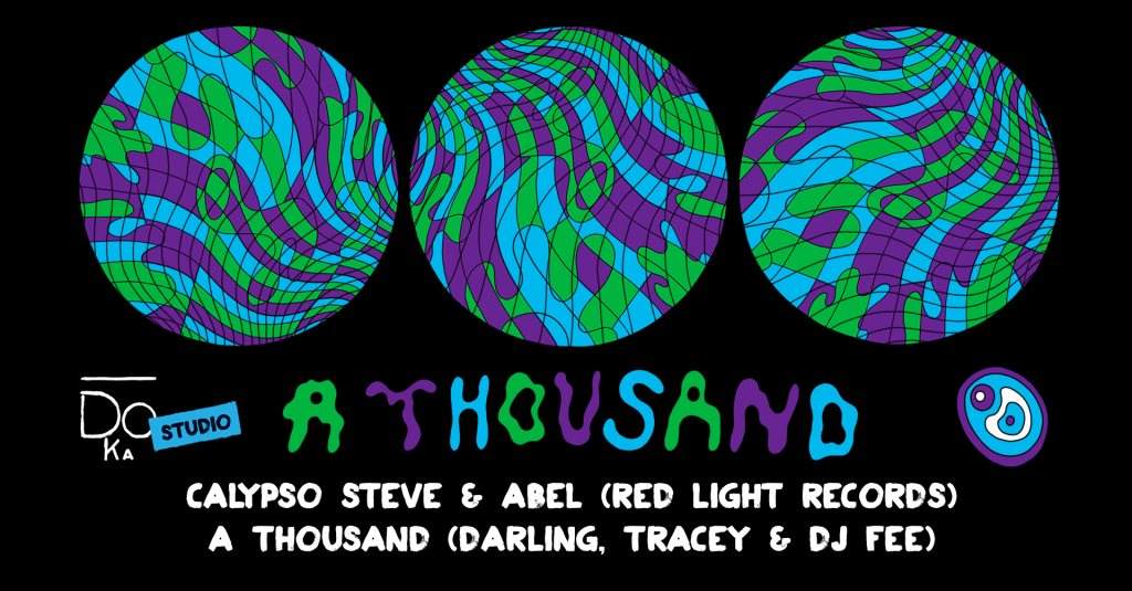 A Thousand x Doka Studio with Calypso Steve & Abel (Red Light Records) - Página frontal