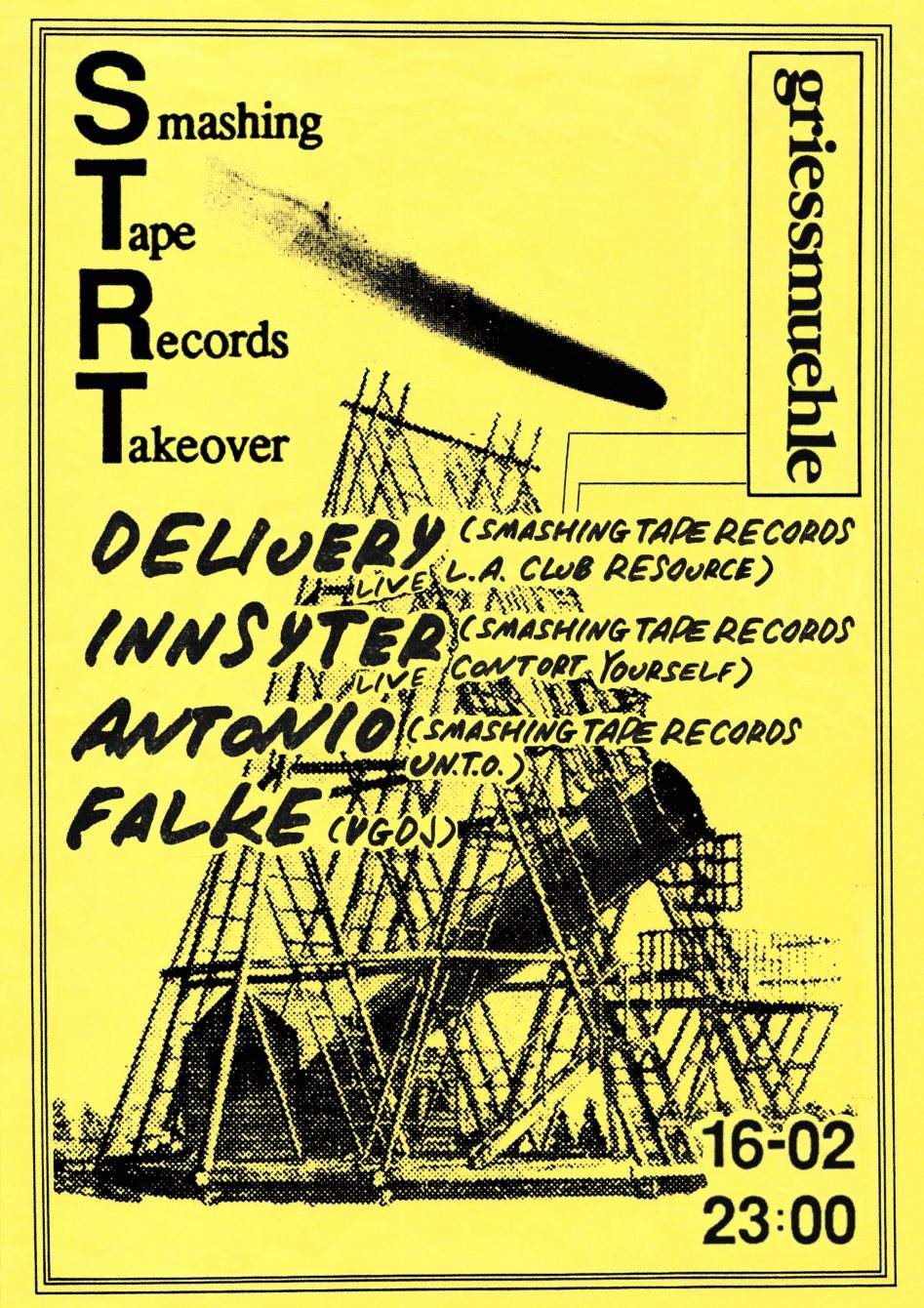 Smashing Tape Records Takeover - フライヤー表