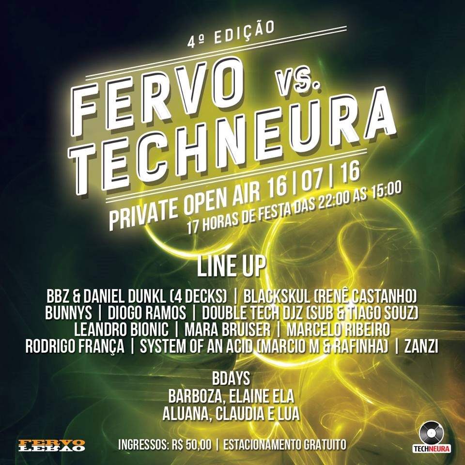 Fervo vs Techneura Private Open Air - Página frontal