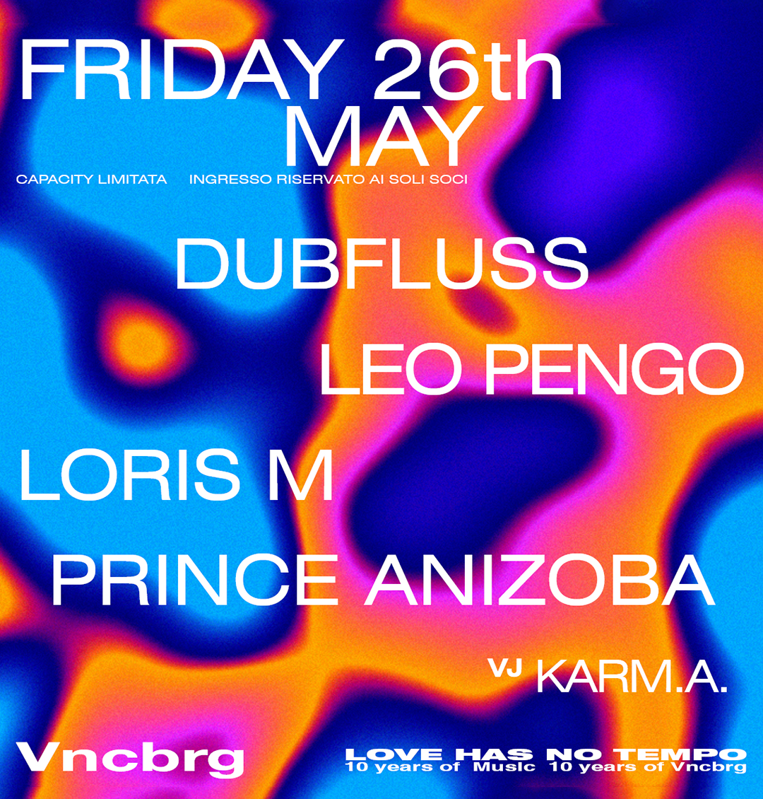 Vncbrg with Dubfluss, Leo Pengo, Loris M, Prince Anizoba - Página frontal