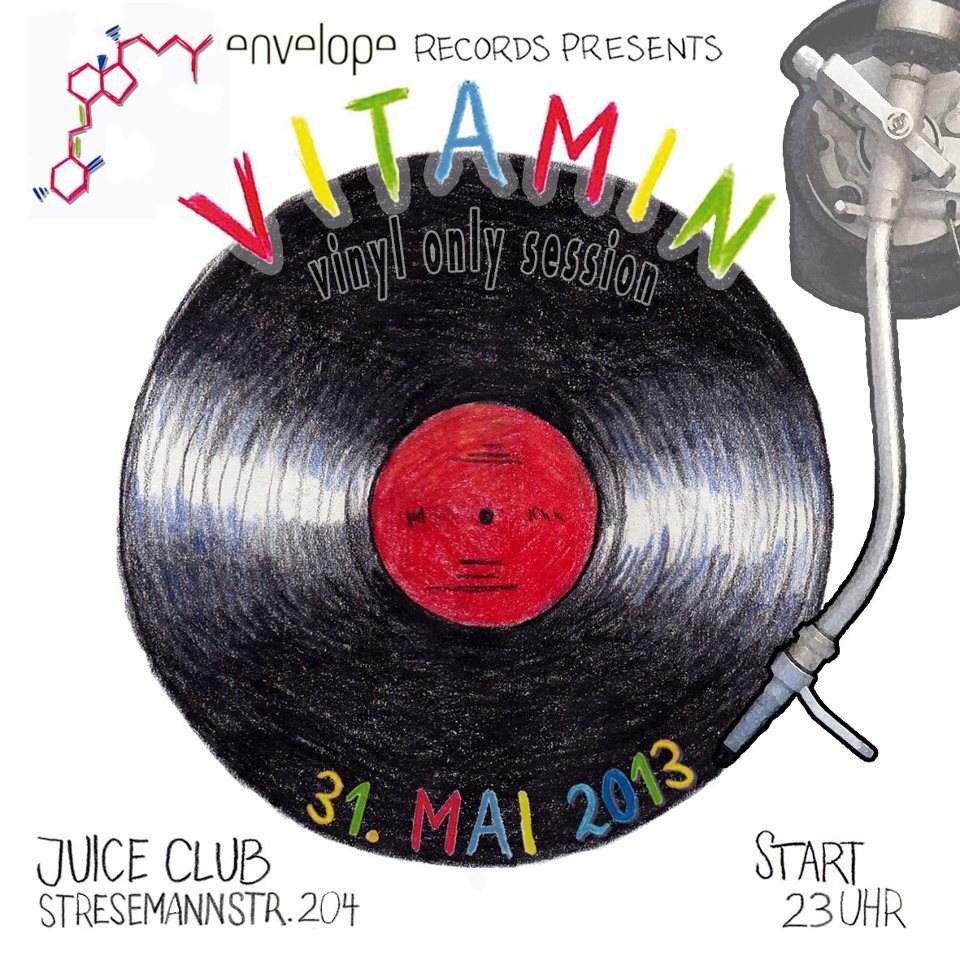 Vitamin 'Vinyl Only Session - フライヤー表