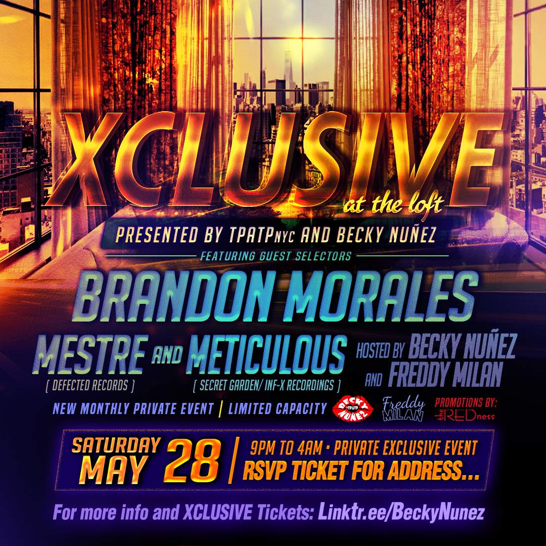 Brandon Morales at #Xclusive with Mestre and Meticulous - Página trasera