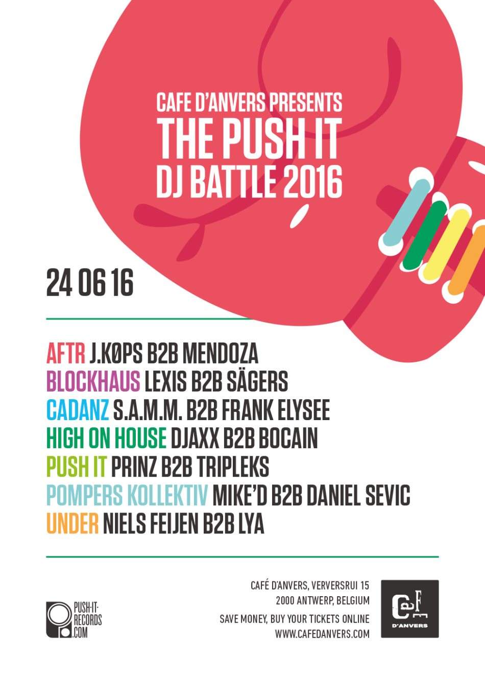 Push It: DJ Battle 2016 - Página frontal