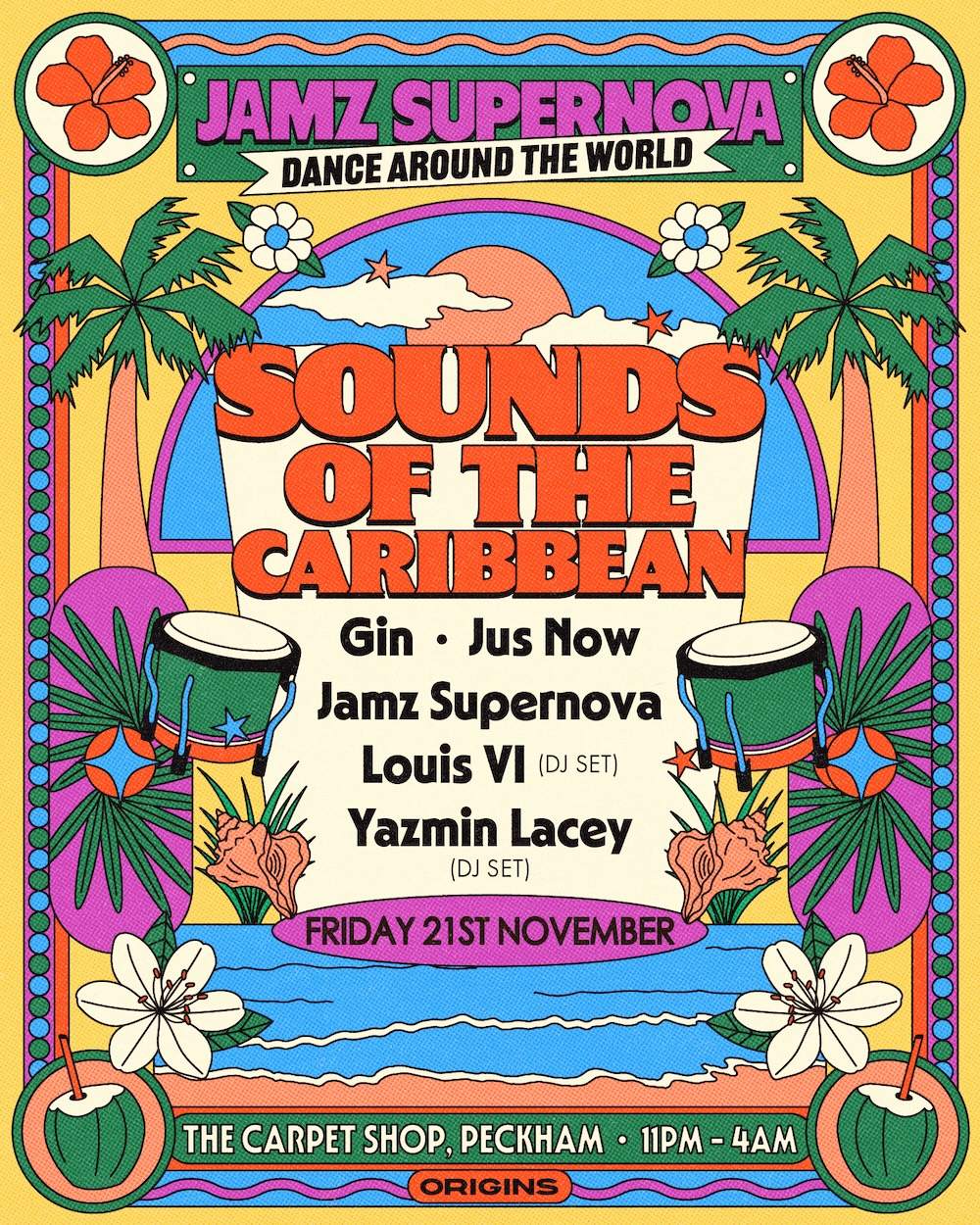 Jamz Supernova's Dance Around The World Caribbean at The Carpet