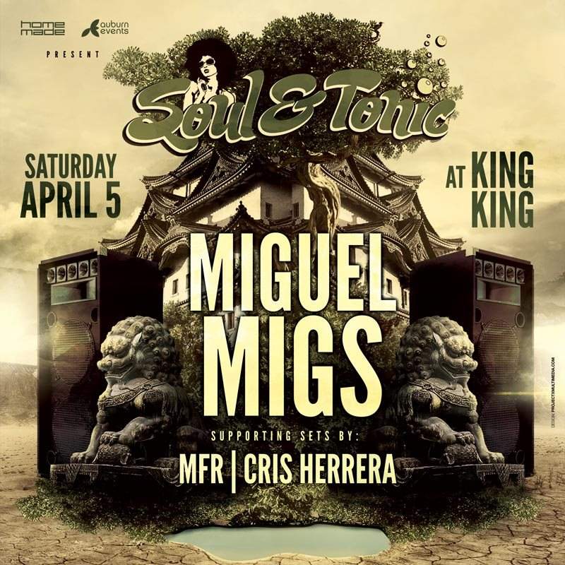 Miguel Migs AT Soul & Tonic - Página frontal