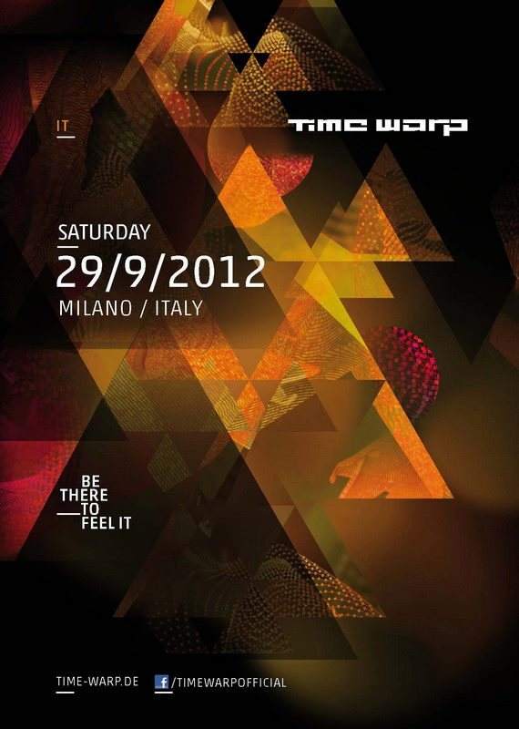 Time Warp Italy 2012 - フライヤー表