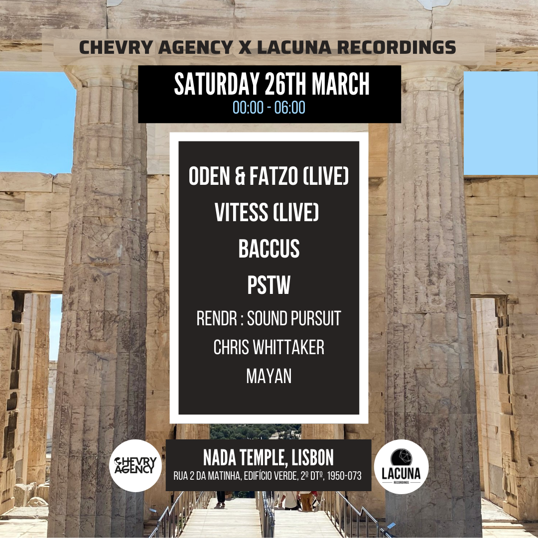 Lacuna Recordings X Chevry Agency - フライヤー表