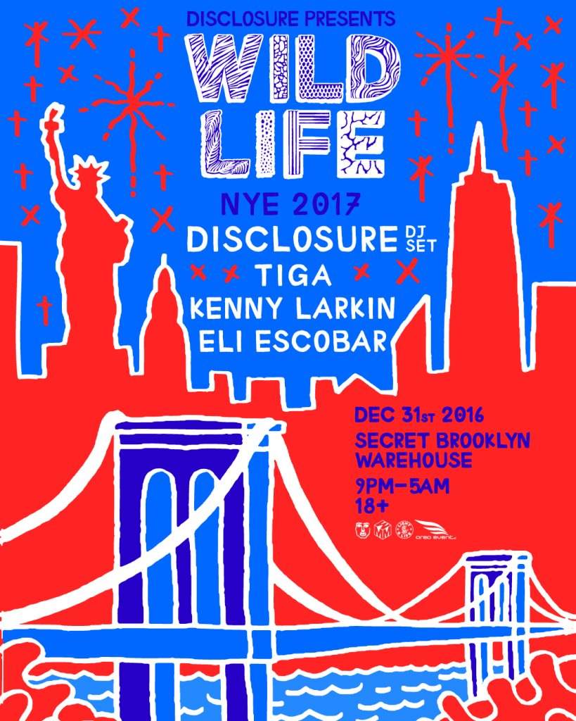 Disclosure presents Wild Life BK NYE - Página frontal