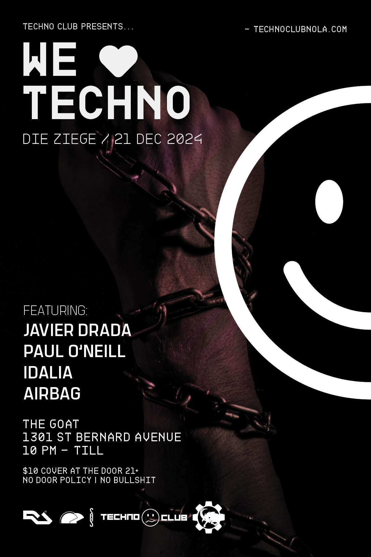 Techno Club presents We Love Techno 2.0 - Página frontal