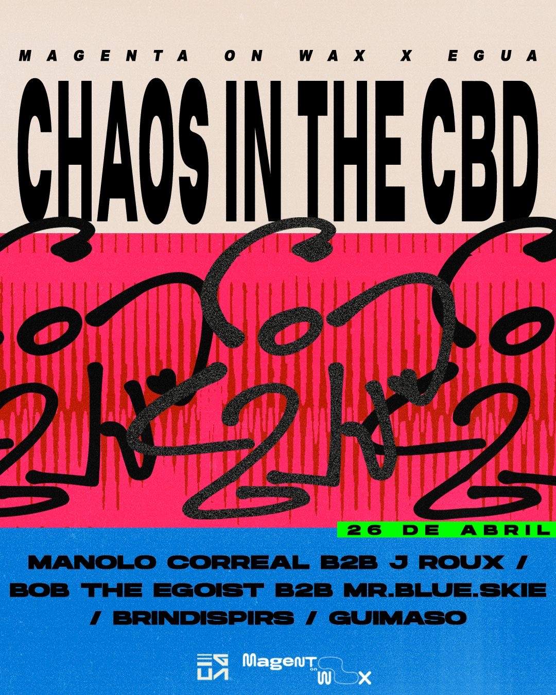 Chaos In The CBD - Bogotá - フライヤー表