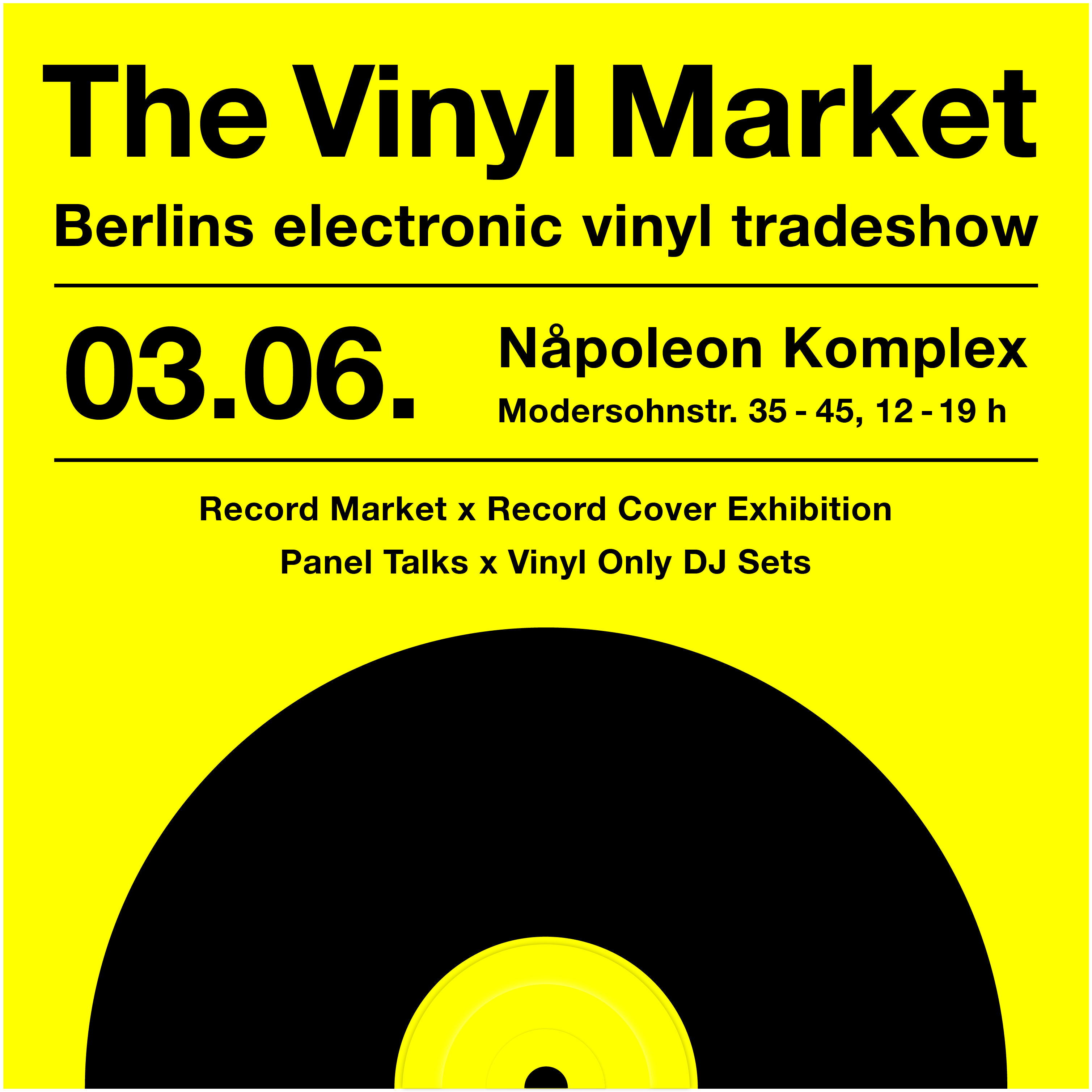 The Vinyl Market - フライヤー裏