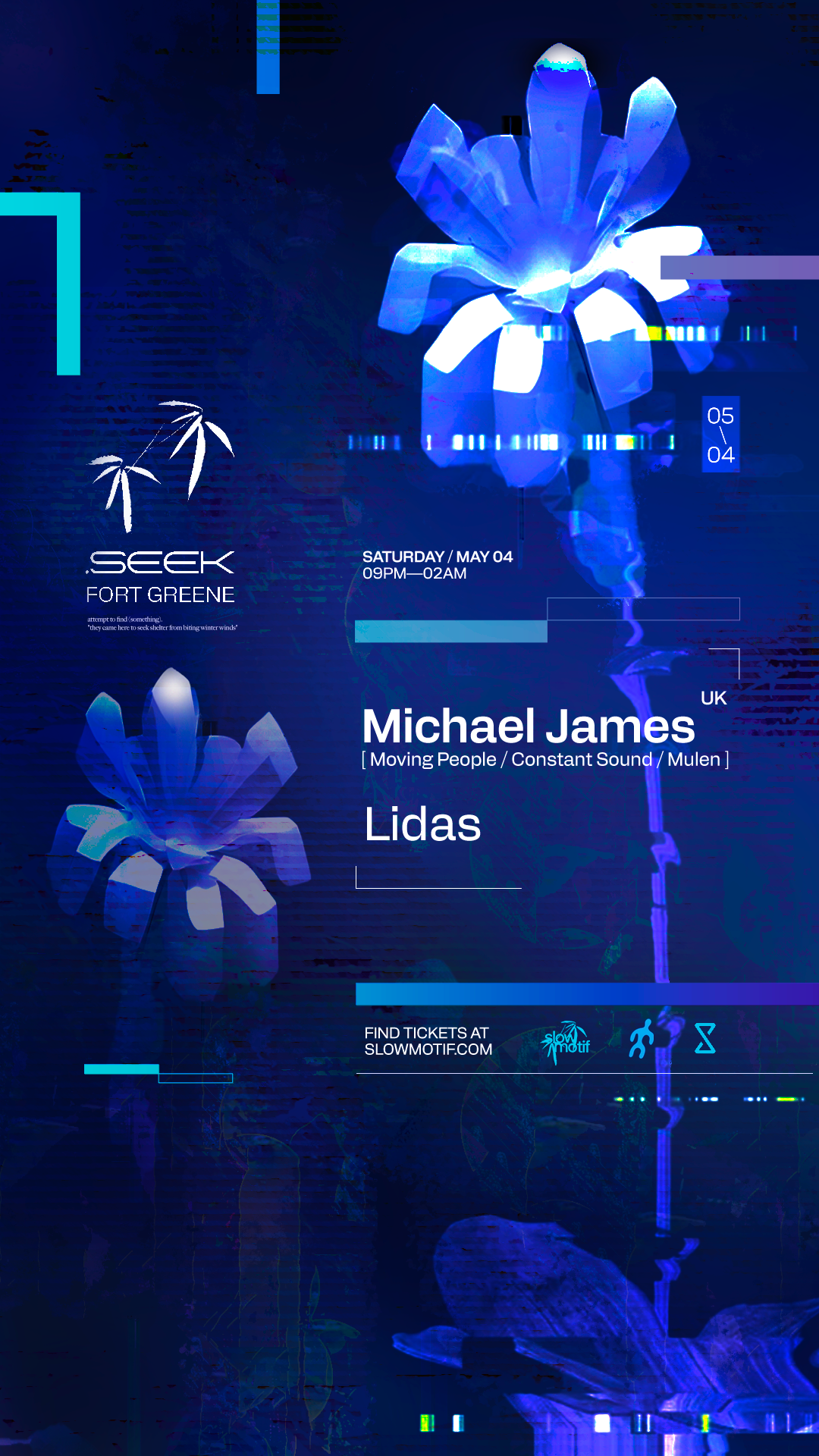 Michael James, Lidas /// Seek - Página frontal