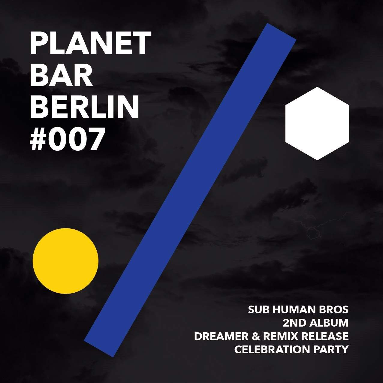Planet Bar Berlin #007 “DREAMER & REMIX” RELEASE PARTY - フライヤー表
