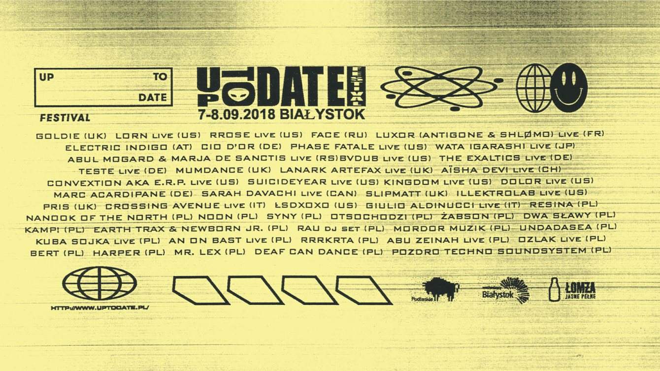 Up To Date Festival 2018 - Página frontal