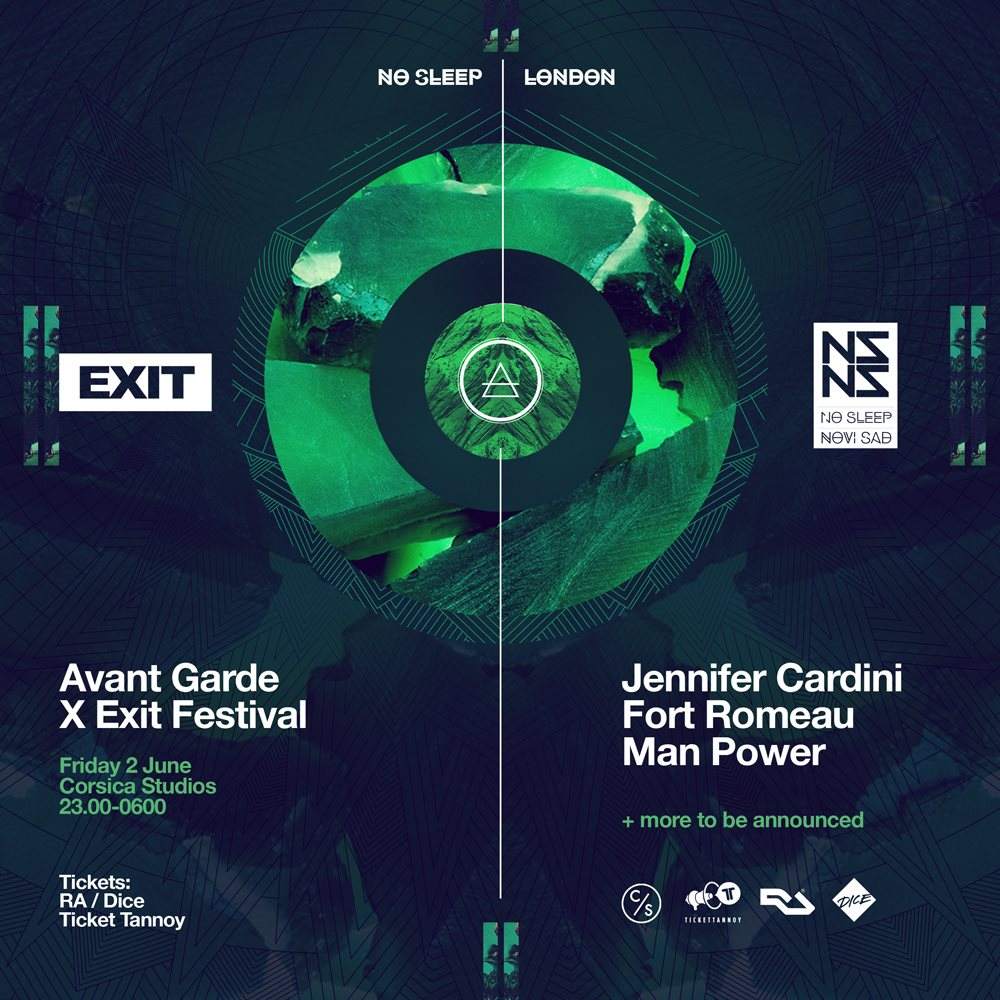 Avant Garde x Exit Festival with Jennifer Cardini a Corsica Studios, London