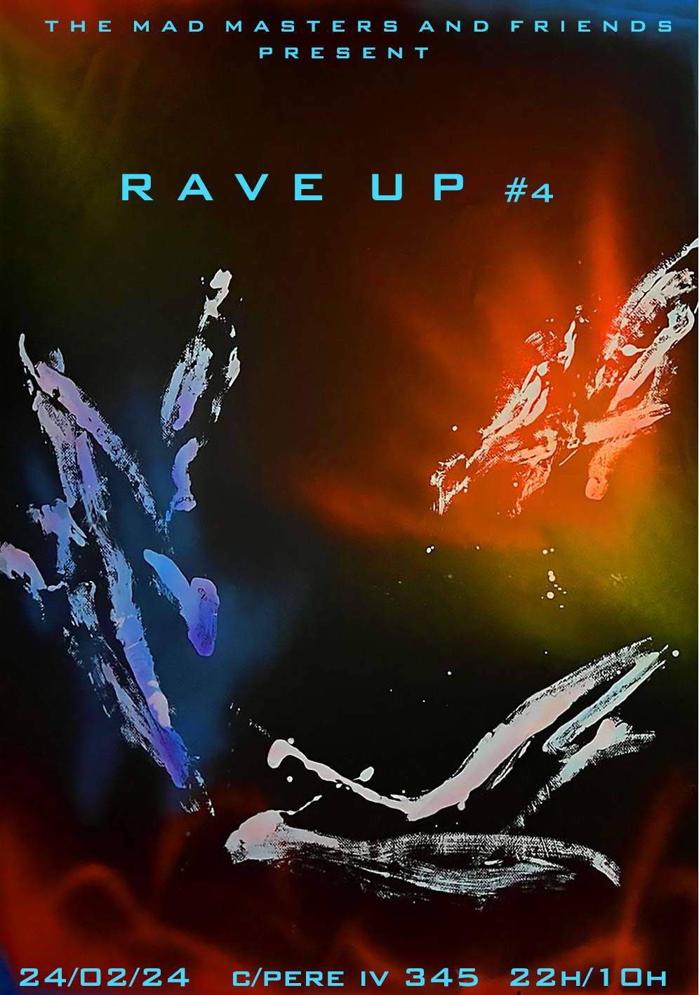 RAVE UP # 4 - フライヤー表