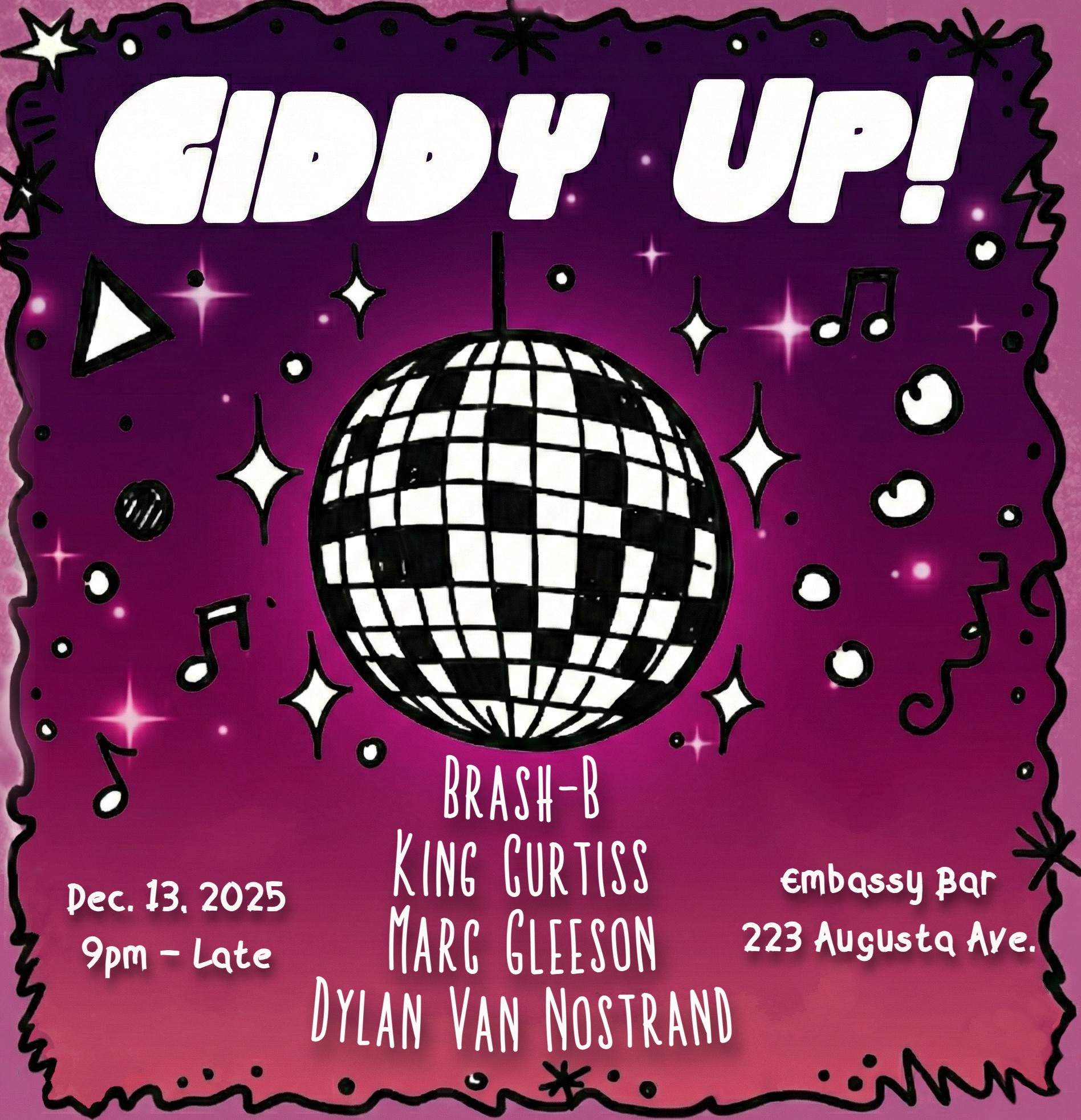 Giddy Up! feat. Brash-B, King Curtiss Winston, Marc Gleeson, Dylan Van ...