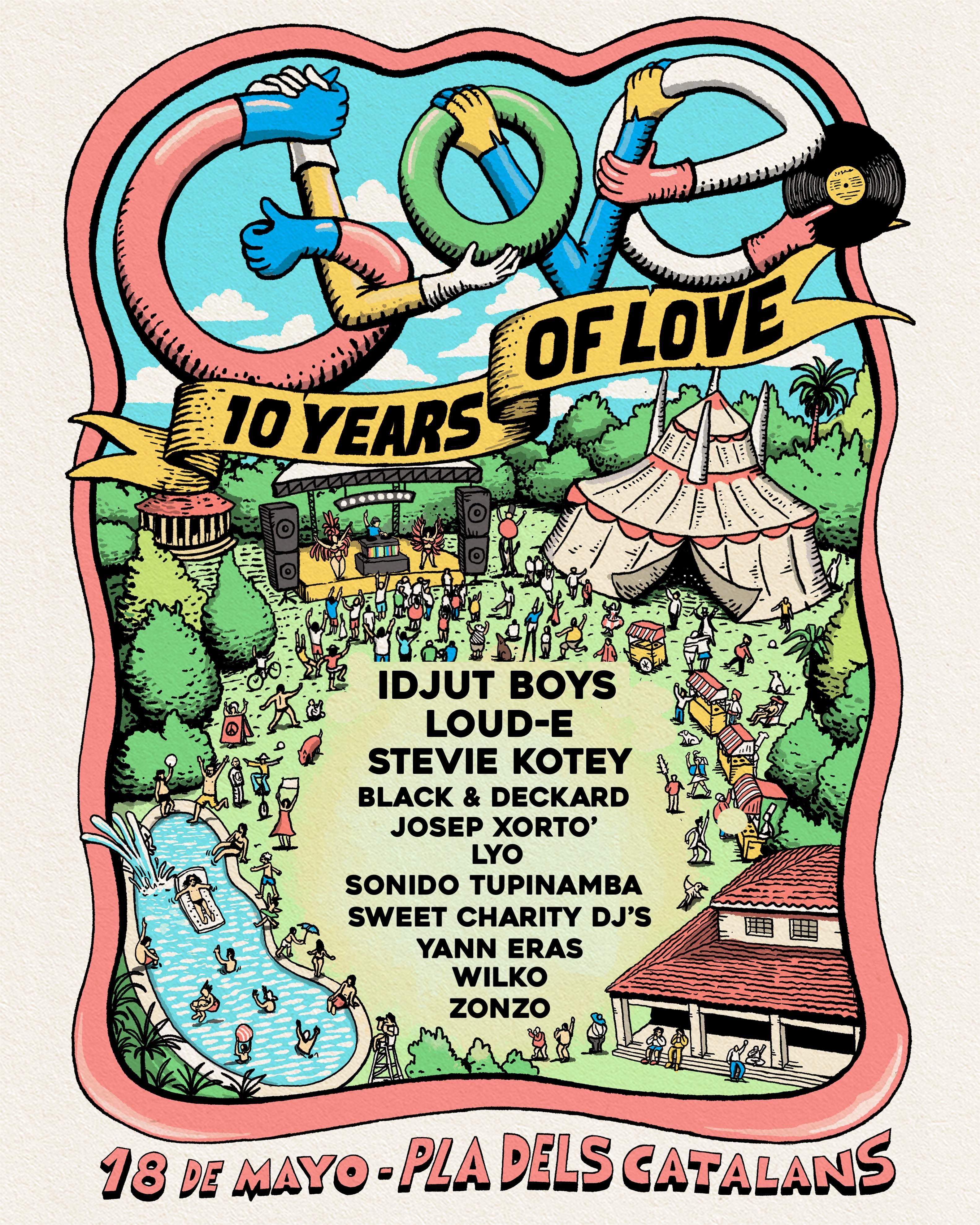 GLOVE PARTY // 10 Years of Glove - フライヤー表