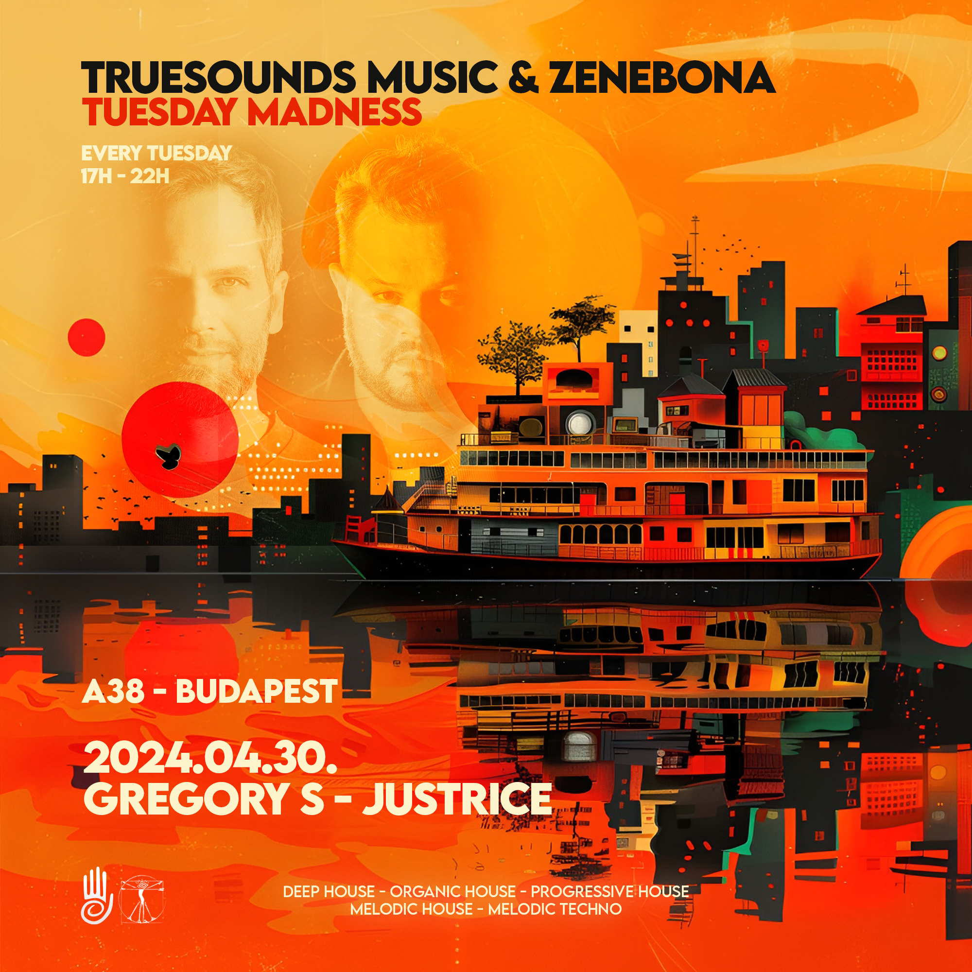 Tuesday Madness (pres. by Truesounds Music & Zenebona Records) - Página frontal