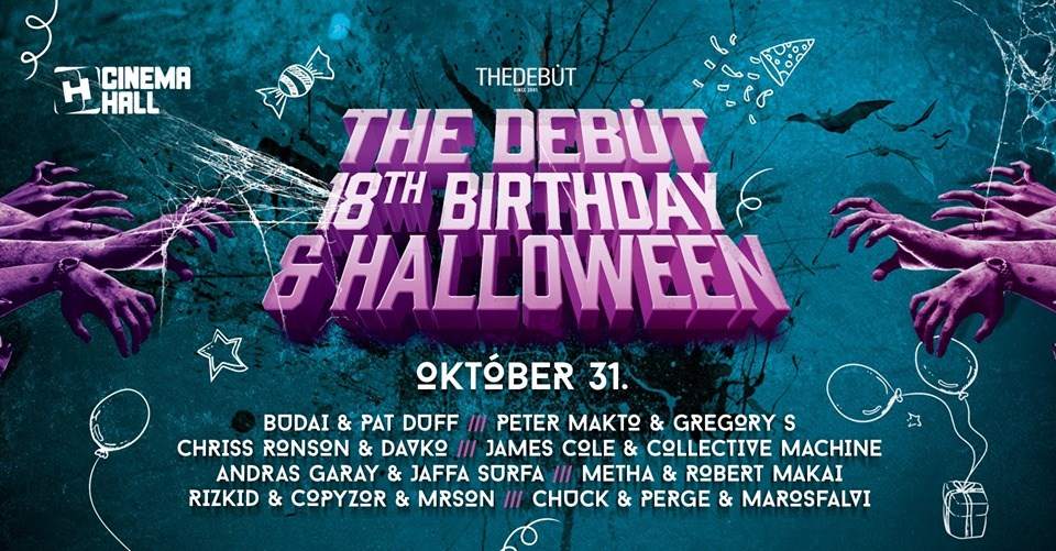 10/31 The Debut 18th Birthday & Halloween - Página frontal