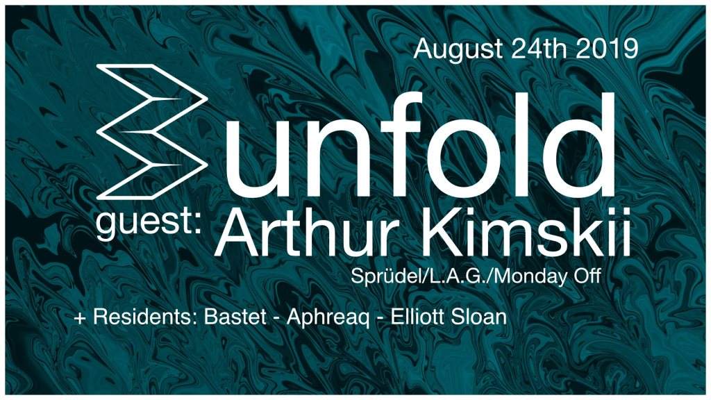 Unfold presents Arthur Kimskii - フライヤー表