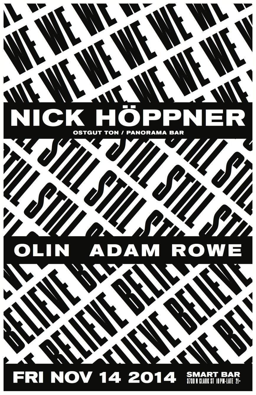 We Still Believe with Nick Höppner - Olin - Adam Rowe - Página frontal