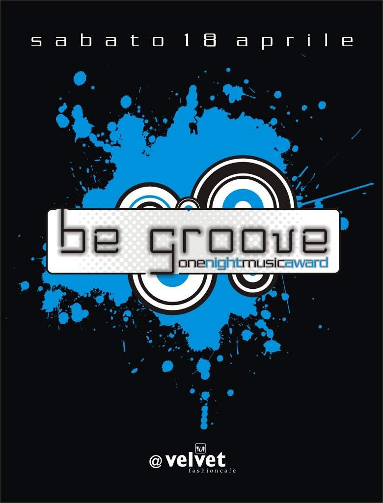 Be Groove At Velvet - フライヤー表