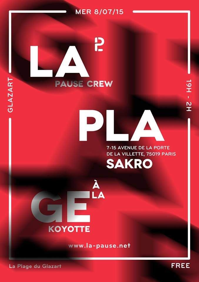 La Pause à La Plage with Sakro & Koyotte - Página frontal