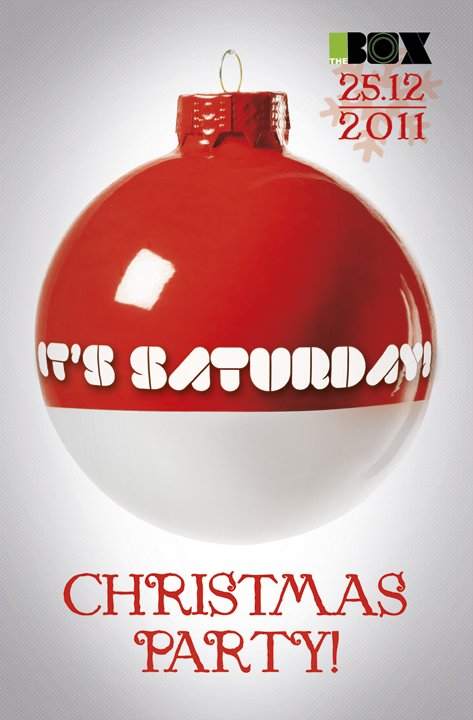It's Saturday!: Christmas Party - フライヤー表