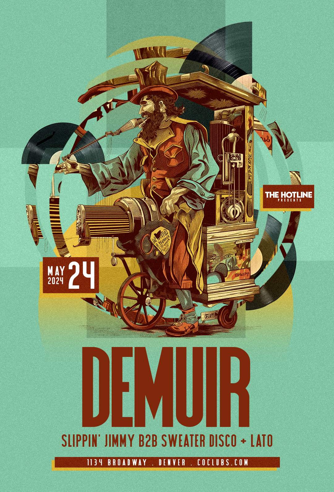 Demuir - フライヤー表