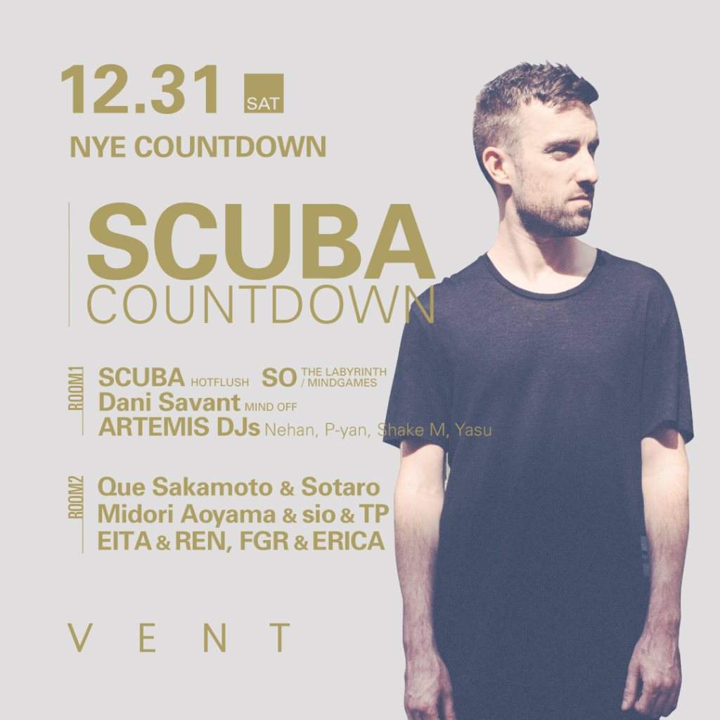 Scuba NYE Countdown - フライヤー表